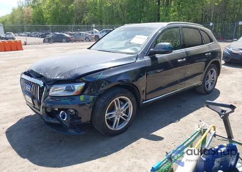 2016 Audi Q5 2.0T Premium from USA, damaged, VIN WA1L2AFP1GA107686